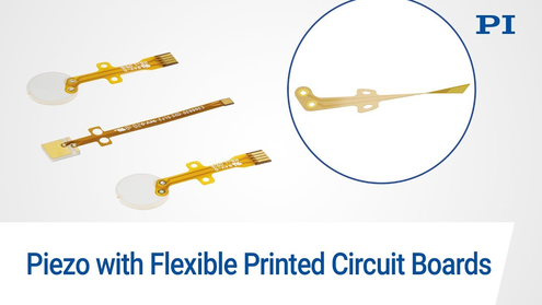 Piezo Components with Flexible Printed Circuit Boards