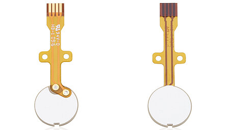 Piezoceramic Disc with Flexible Circuit Board