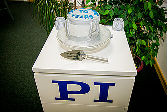 10 Years Celebration Cake