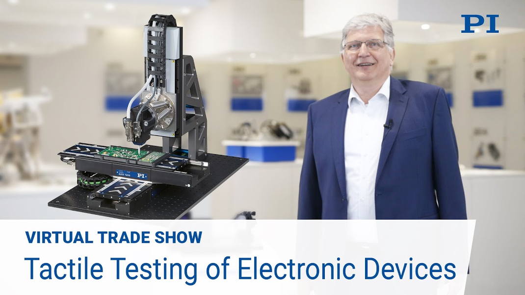 Tactile and Optical Testing of Electronic Devices