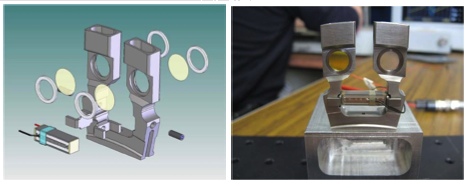 PICMA piezo actuators and flexure arrangement for sample handling system (Image: NASA/JPL)
