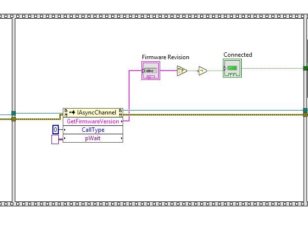 PI ACS Motion Controller LabView Programming Block Diagram