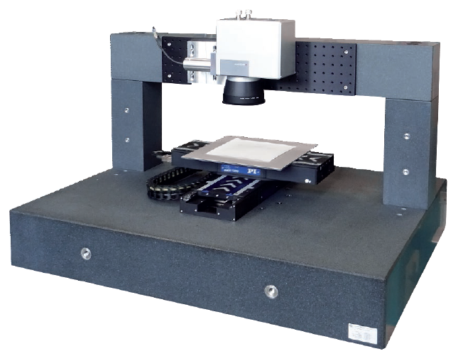 Laser micromachining gantry based on ACS motion controller, PI linear motor stages and Scanlab galvo scanner.